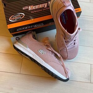 Skechers Women's Work Bulkin – Balran Comp Toe Sneakers Pink Size 7 NWT
